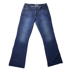 SOLD Levi's 529 Jeans Womens Size Curvy Bootcut Mid Rise Stretch Blue 32 x 32